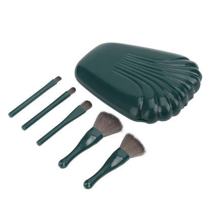 5pcs Soft Bristles with Mirror Case